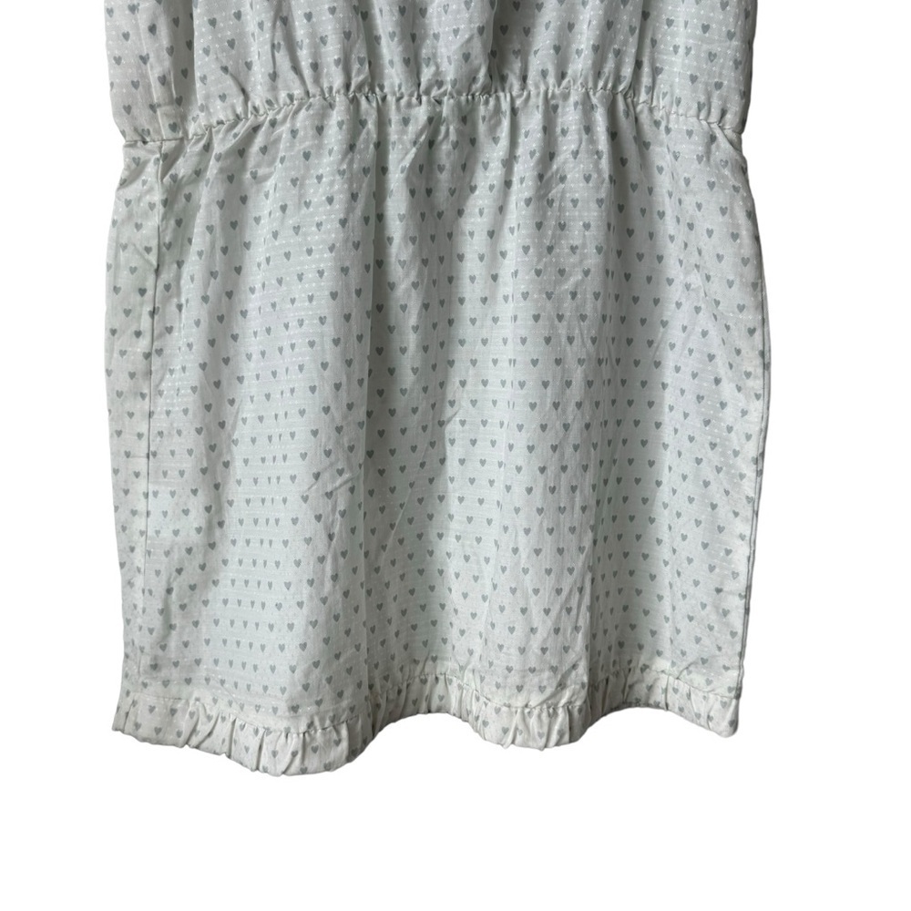 Eve Gravel Jude Silk Blend Heart Pattern Spaghetti Strap Mini Dress Tunic Size L - Picture 9 of 11